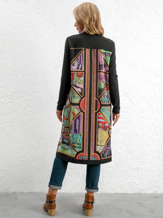 Vacation V Neck Loosen Knit coat