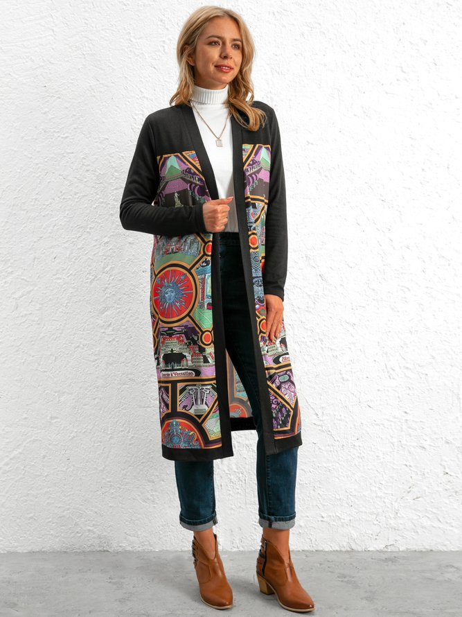 Vacation V Neck Loosen Knit coat