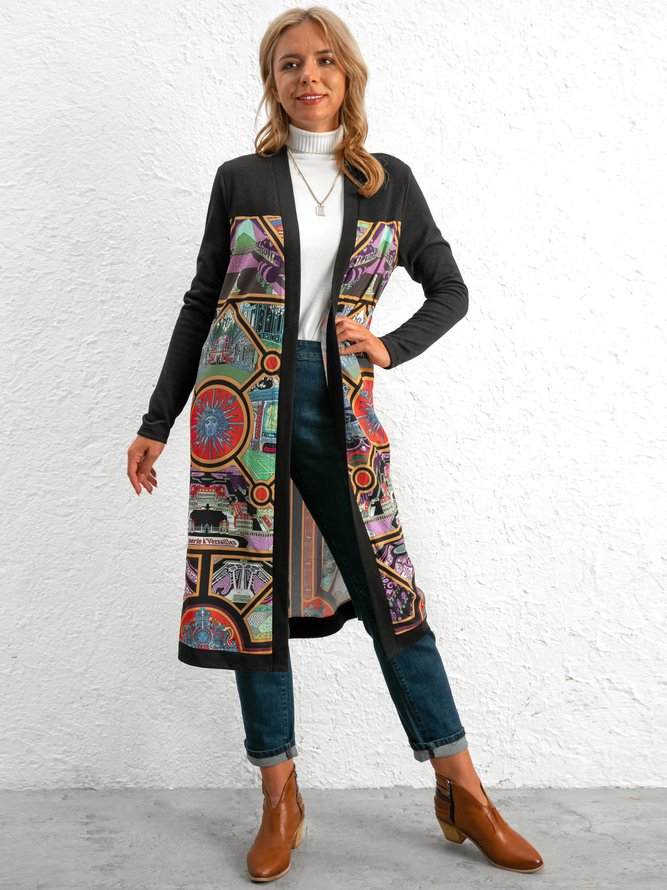 Vacation V Neck Loosen Knit coat