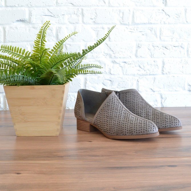 Women Fall Detailed Open Side Flat Sandals