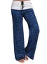 Cotton Solid Casual Sports Pants