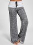 Cotton Solid Casual Sports Pants