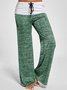 Cotton Solid Casual Sports Pants