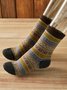 Multicolor Stripes Knitted Socks