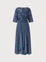 Women's Elegant Mother Of The Bride Dress Wedding Guest Dress