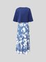 Regular Fit Casual Floral Two-Piece Set