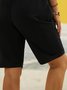 Women Casual Linen & Cotton Bottoms Shorts