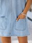 Shift Sleeveless Weaving Dress