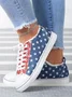 American Flag Independence Day Commemorative Canvas Shoes