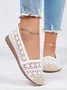 White Romantic Lace Wearable Sole Flat Shoes