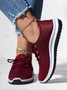 Lightweight Breathable Non-Slip Lace-Up Sneakers