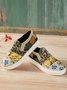 Women Casual Printing Closed Toe Sneakers Shoes
