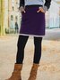 Casual Cotton-Blend Skirt