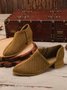 Women Fall Detailed Open Side Flat Sandals