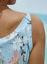 Casual Floral Sleeveless