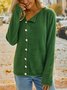 Casual Over Sized Cotton-Blend Sweater coat Cardigan