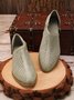 Women Fall Detailed Open Side Flat Sandals
