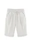 Women Casual Linen & Cotton Bottoms Shorts