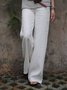 zolucky Casual Cotton Solid Pants