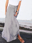 Casual Striped Skirt