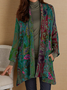 Long Sleeve Printed Knit coat