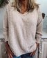 Casual Neck Long Sleeve Knitted Sweater