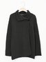 Solid Long Sleeve Casual Sweater coat