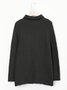 Solid Long Sleeve Casual Sweater coat