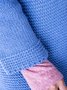 Solid Long Sleeve Casual Sweater coat