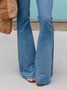 Vintage casual denim flared Jeans
