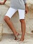 Women Casual Simple Bottoms Basic Shorts