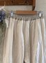 Beige Casual Shift Pants