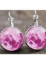 Women Vintage Glass Gem Earrings