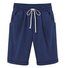 Women Casual Linen & Cotton Bottoms Shorts