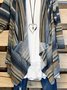 Multicolor Long Sleeve Striped Cotton-Blend Cardigan
