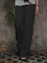 zolucky Casual Cotton Solid Pants