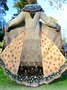 Vintage Statement Geometric Floral Printed Long Sleeve Casual Outwear