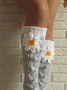 Floral All Season Casual Flower Socks