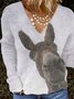 Plus Size Vintage Long Sleeve Tops