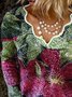 New Women Fashion Holiday Vintage Long Sleeve Casual Shirt Top