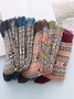 Mixed ethnic style retro wool men's socks(only one pair)