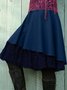Cotton-Blend Vintage Skirt