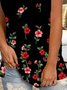 Vintage Sleeveless Printed Shirt & Top