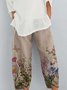 Women Summer Floral-Print Casual Bottoms