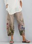 Women Summer Floral-Print Casual Bottoms