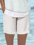 Casual cotton holiday beach daily basic shorts