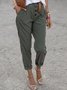 Casual Cotton-Blend Pants