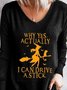 Halloween Casual Letter Long Sleeve T-shirt