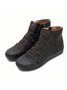 Women Leather Flat Heel PU Boots