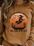 Casual Crew Neck Sweatshirt